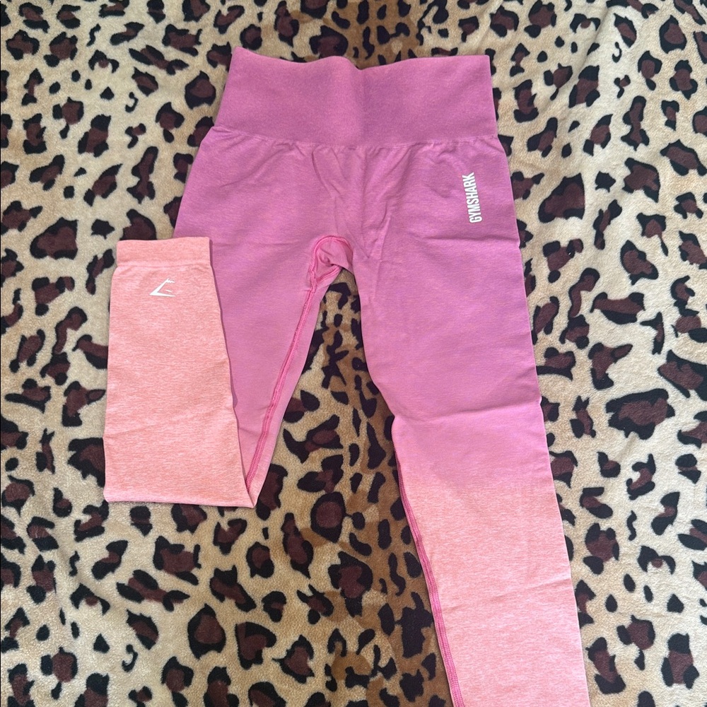 Gymshark Two-Tone Pink Leggings